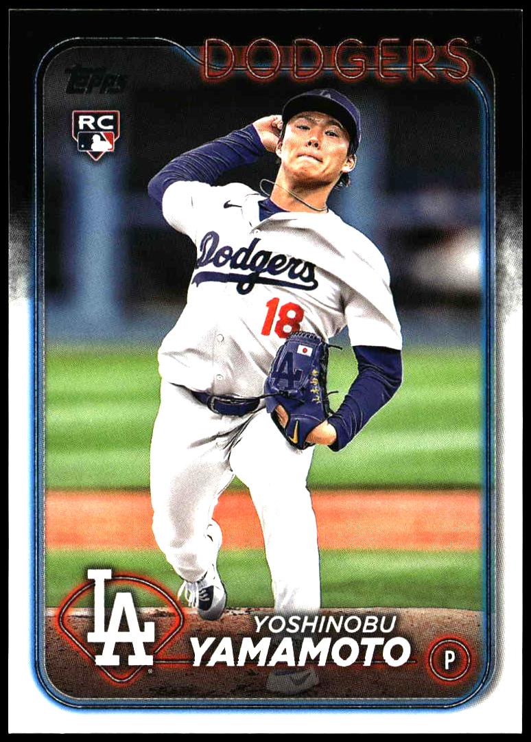 2024 Topps Series 2 Yoshinobu Yamamoto #553 (Front)