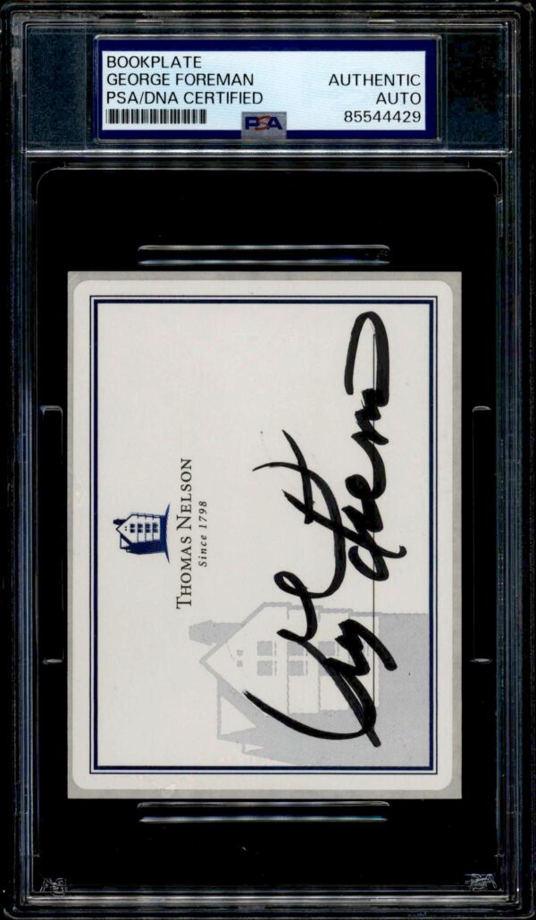 George Foreman Book Plate1 # (Front)