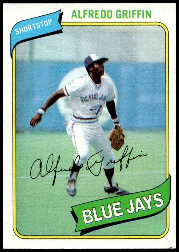 1980 Topps Alfredo Griffin #558 (Front)