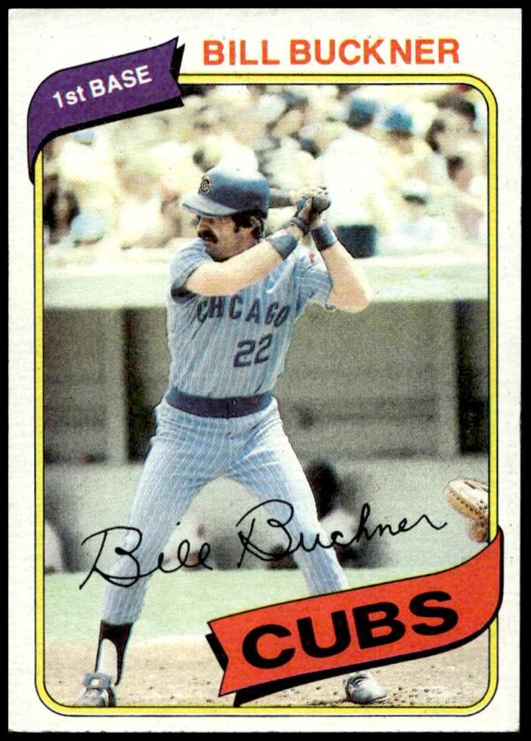 1980 Topps Bill Buckner #135 (Front)