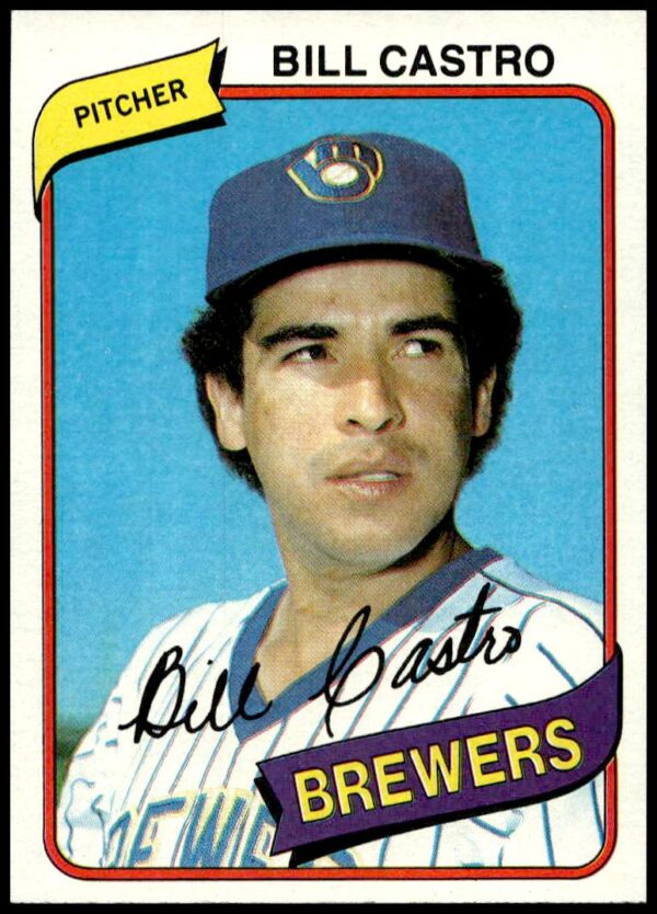 1980 Topps Bill Castro #303 (Front)