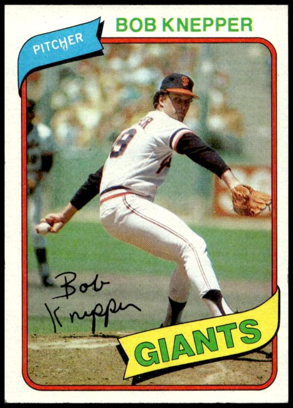 1980 Topps Bob Knepper #111 (Front)