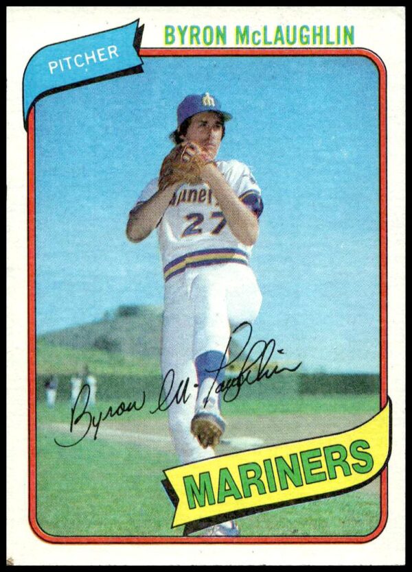 1980 Topps Byron McLaughlin #197 (Front)