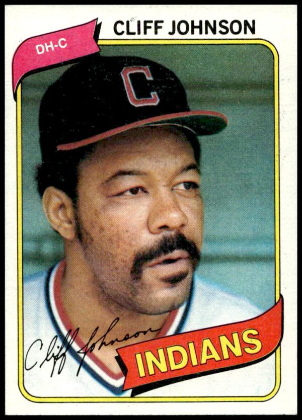 1980 Topps Cliff Johnson #612 (Front)