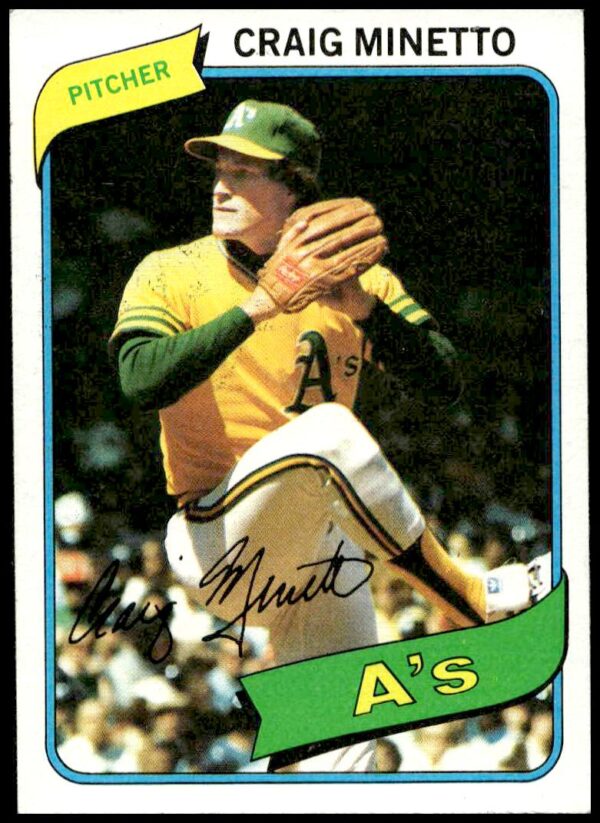 1980 Topps Craig Minetto #494 (Front)