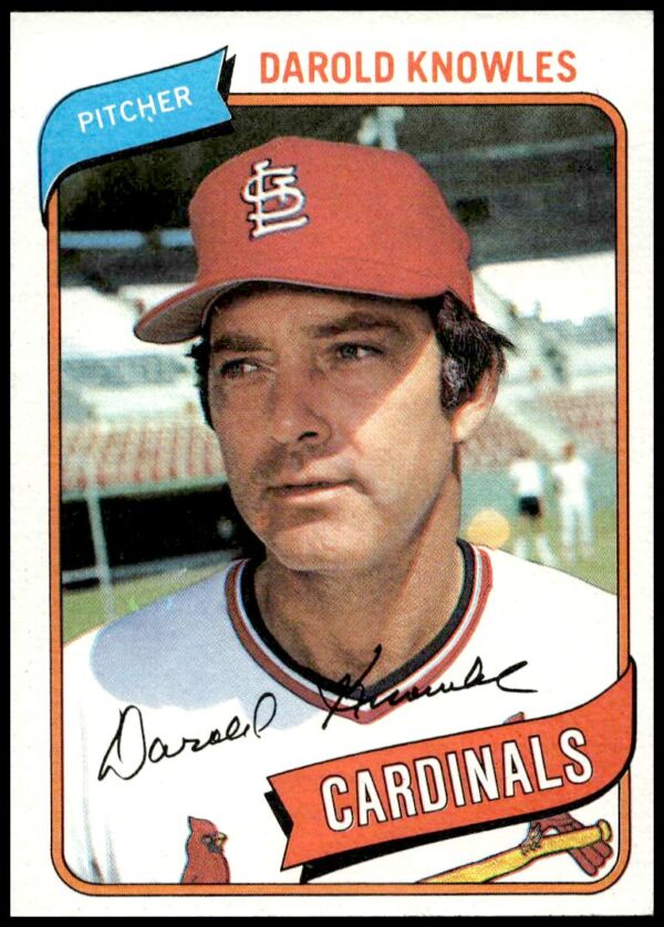 1980 Topps Darold Knowles #286 (Front)