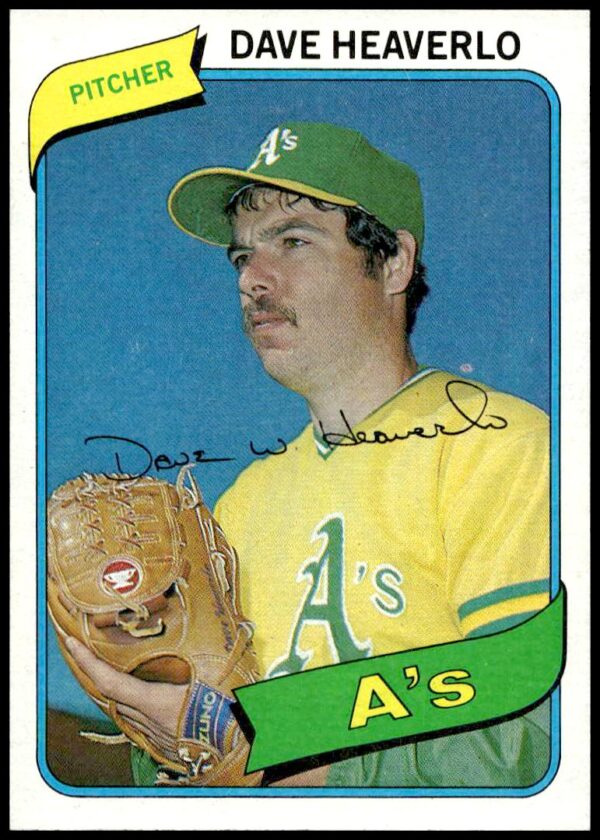 1980 Topps Dave Heaverlo #177 (Front)