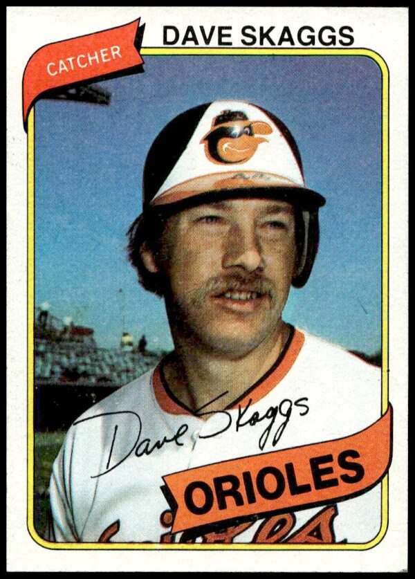 1980 Topps Dave Skaggs #211 (Front)
