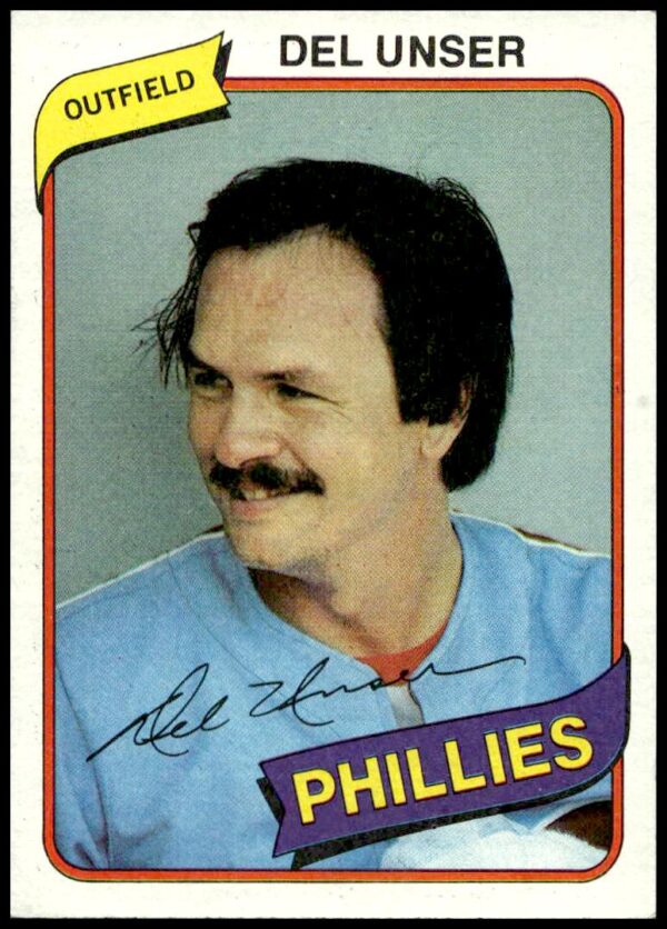 1980 Topps Del Unser #13 (Front)