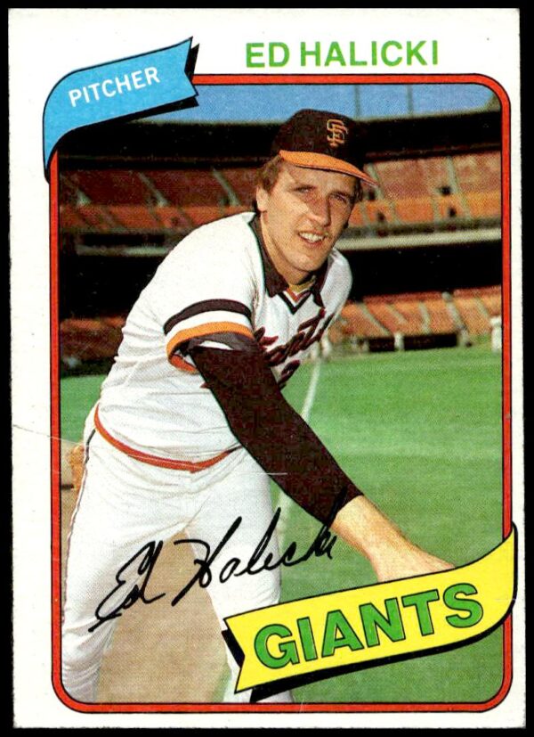 1980 Topps Ed Halicki #217 (Front)