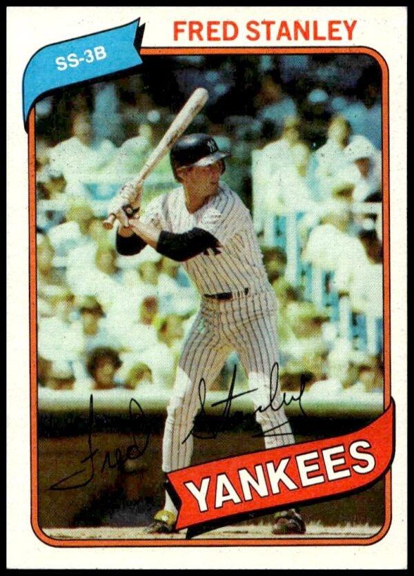 1980 Topps Fred Stanley #387 (Front)