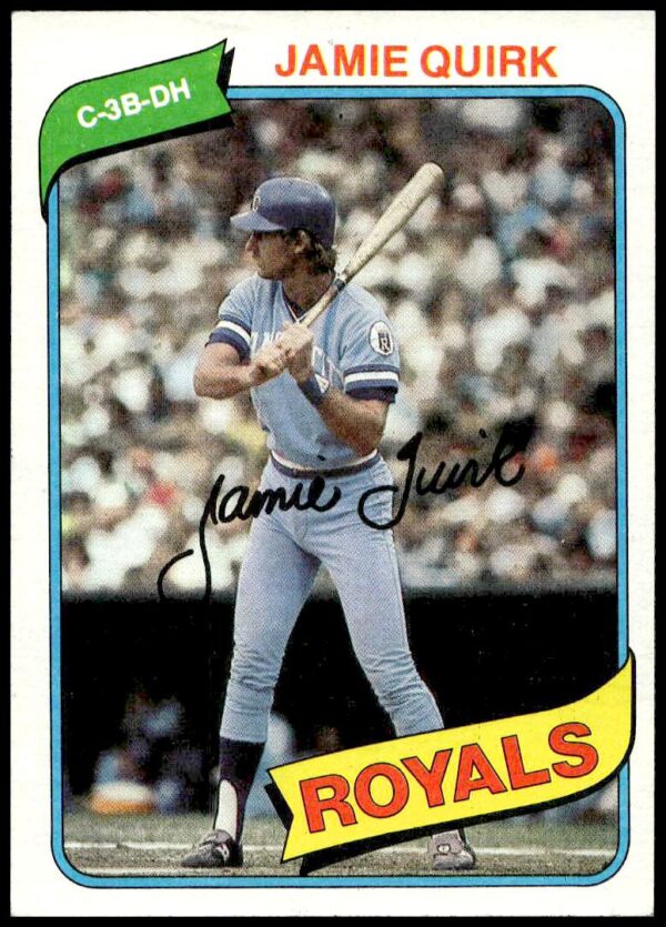 1980 Topps Jamie Quirk #248 (Front)