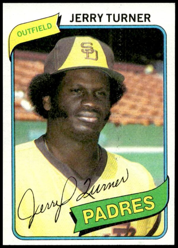 1980 Topps Jerry Turner #133 (Front)