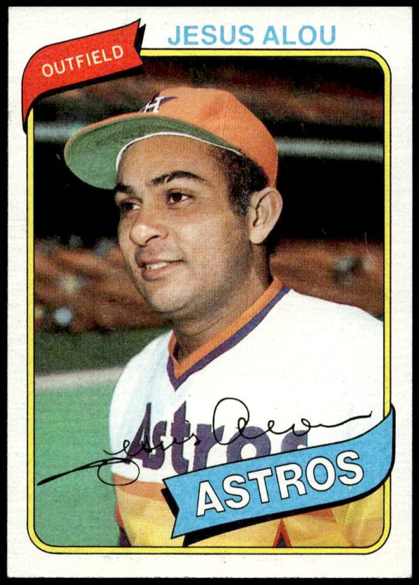 1980 Topps Jesus Alou #593 (Front)