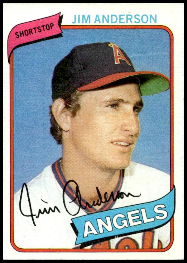 1980 Topps Jim Anderson #183 (Front)