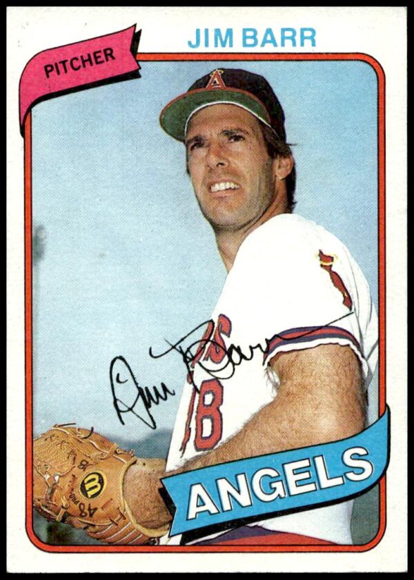 1980 Topps Jim Barr #529 (Front)