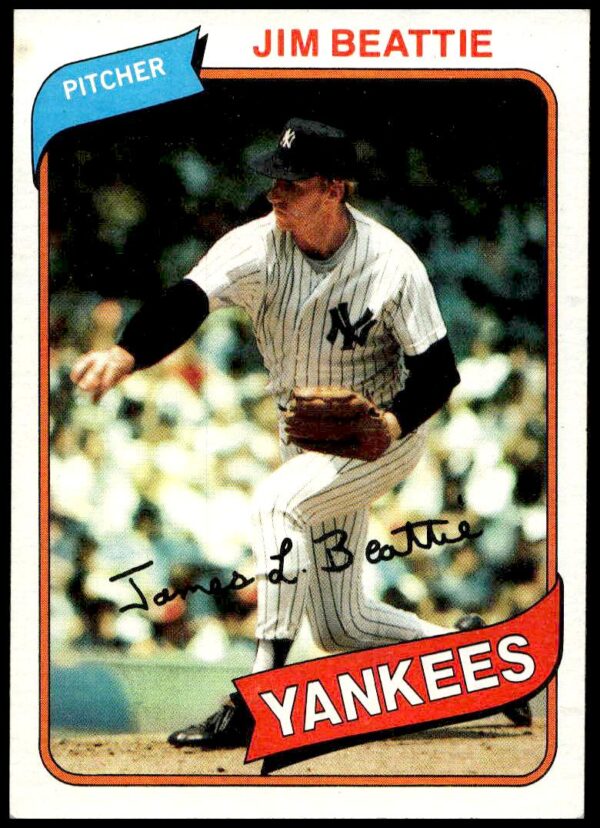 1980 Topps Jim Beattie #334 (Front)