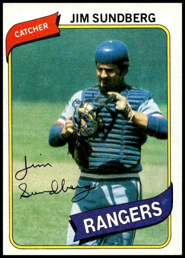 1980 Topps Jim Sundberg #530 (Front)