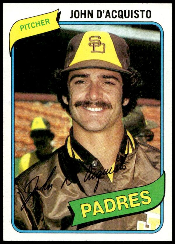 1980 Topps John D'Acquisto #339 (Front)