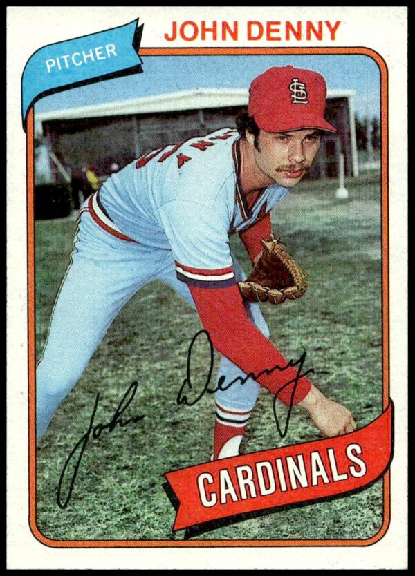 1980 Topps John Denny #464 (Front)