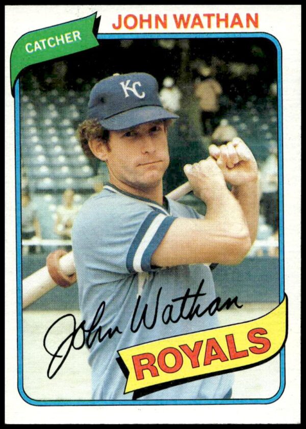 1980 Topps John Wathan #547 (Front)
