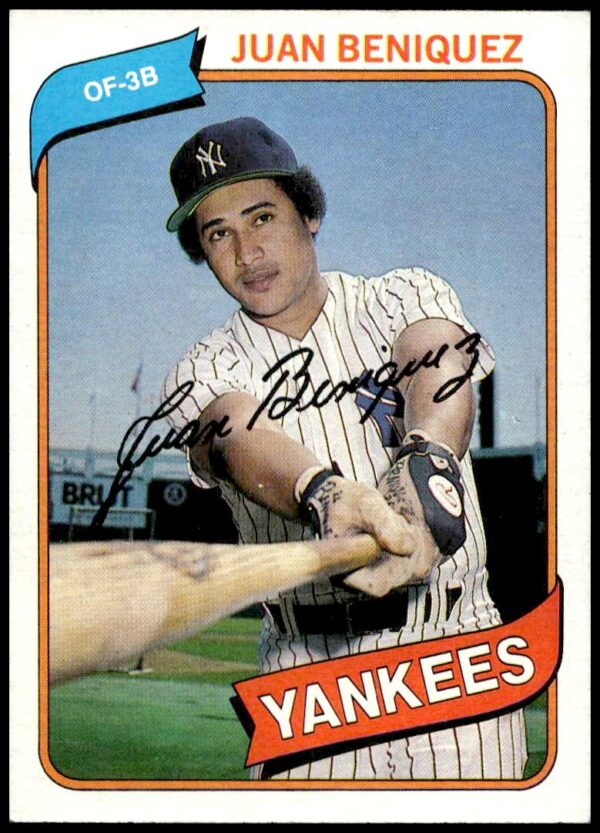 1980 Topps Juan Beniquez #114 (Front)