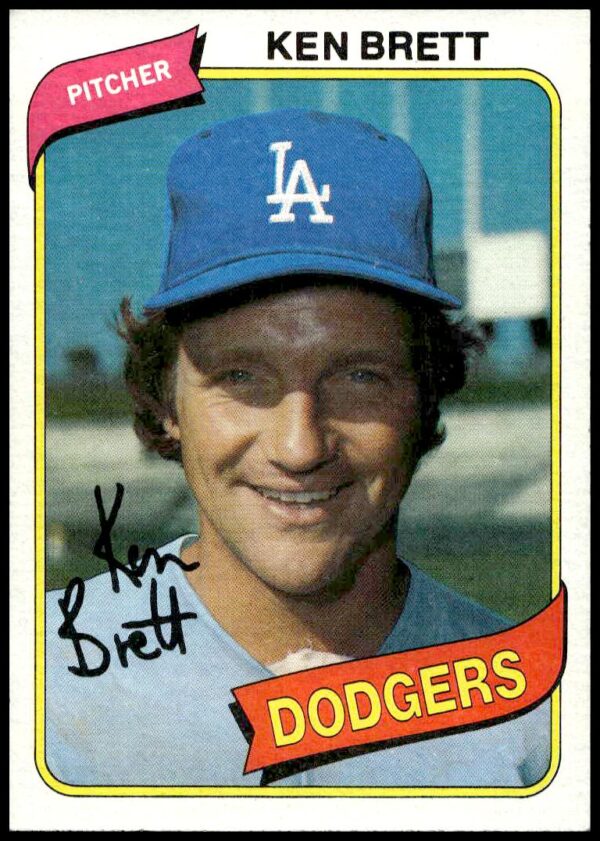 1980 Topps Ken Brett #521 (Front)