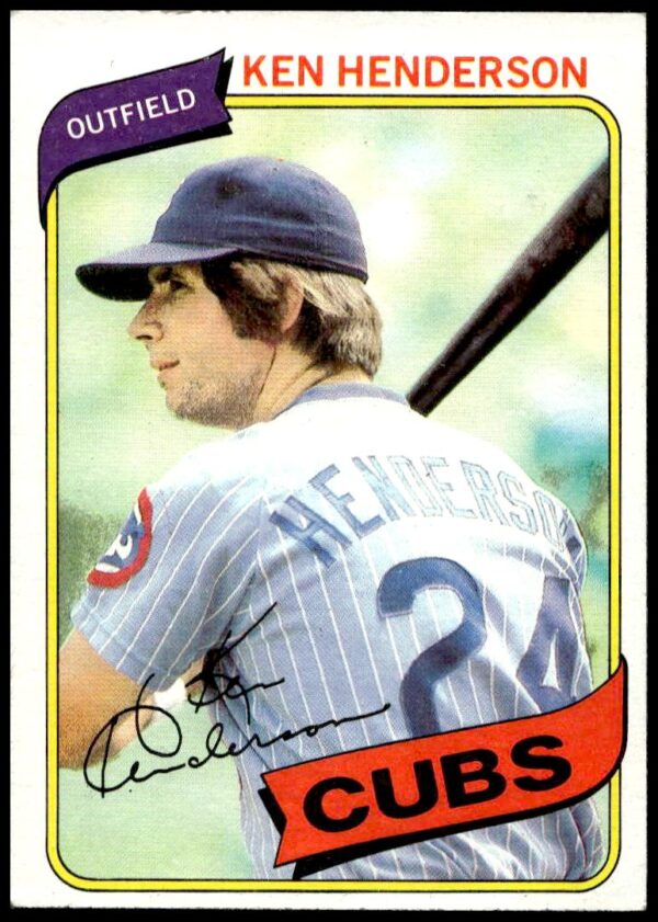 1980 Topps Ken Henderson #523 (Front)