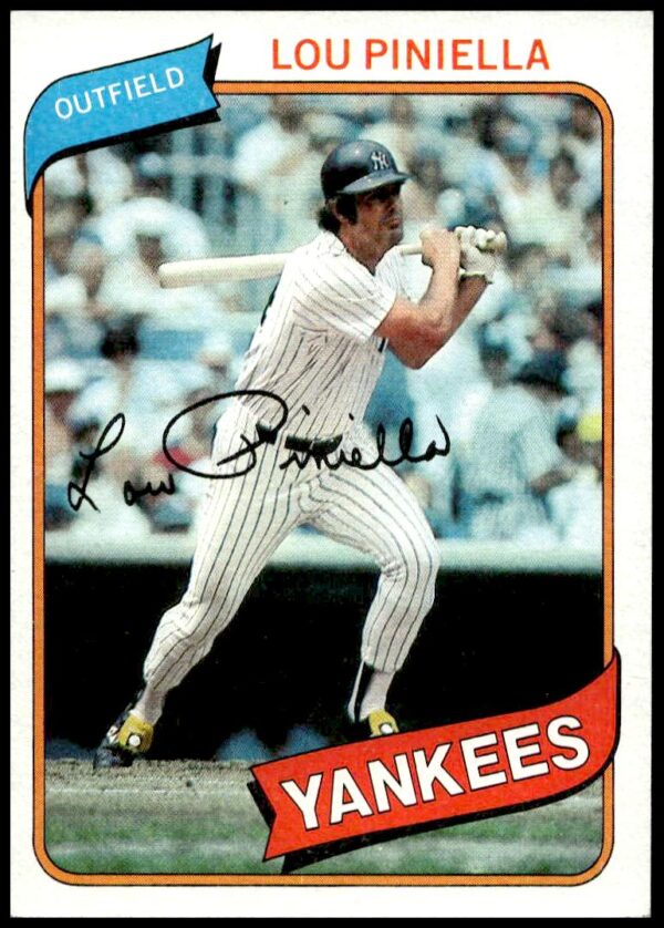 1980 Topps Lou Piniella #225 (Front)