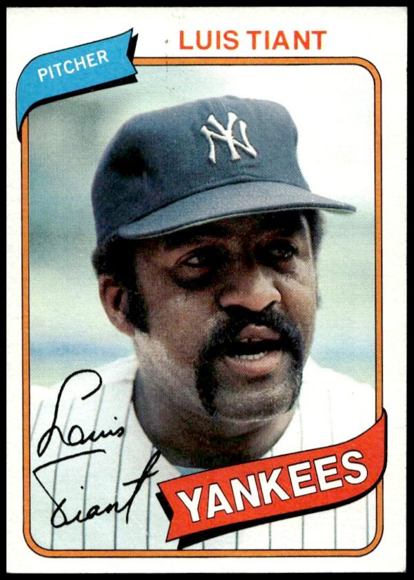1980 Topps Luis Tiant #35 (Front)