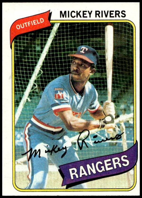1980 Topps Mickey Rivers #485 (Front)