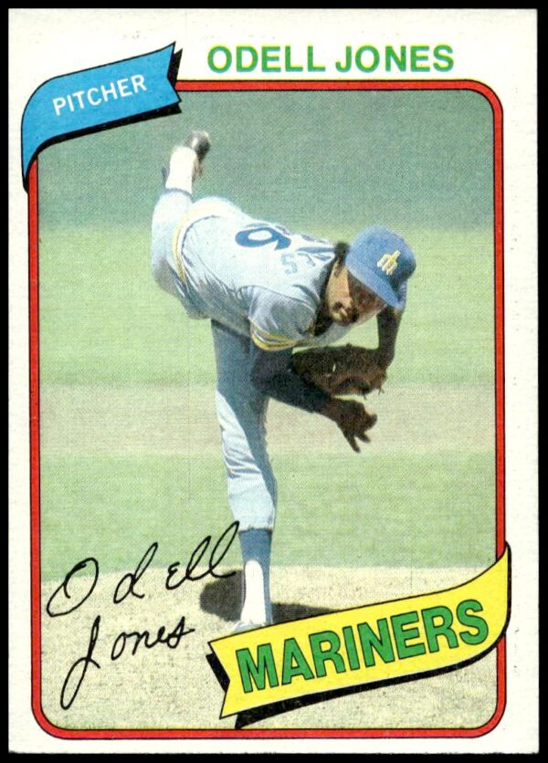 1980 Topps Odell Jones #342 (Front)