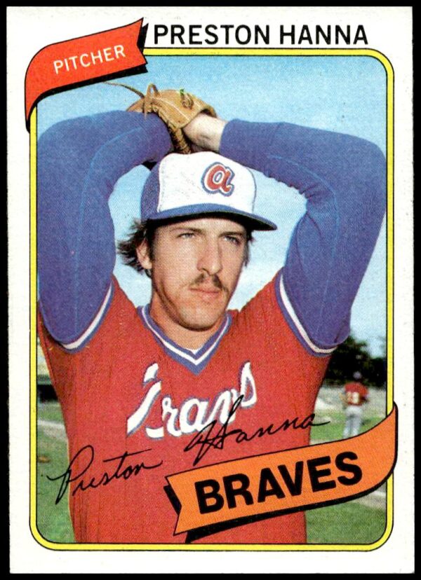 1980 Topps Preston Hanna #489 (Front)