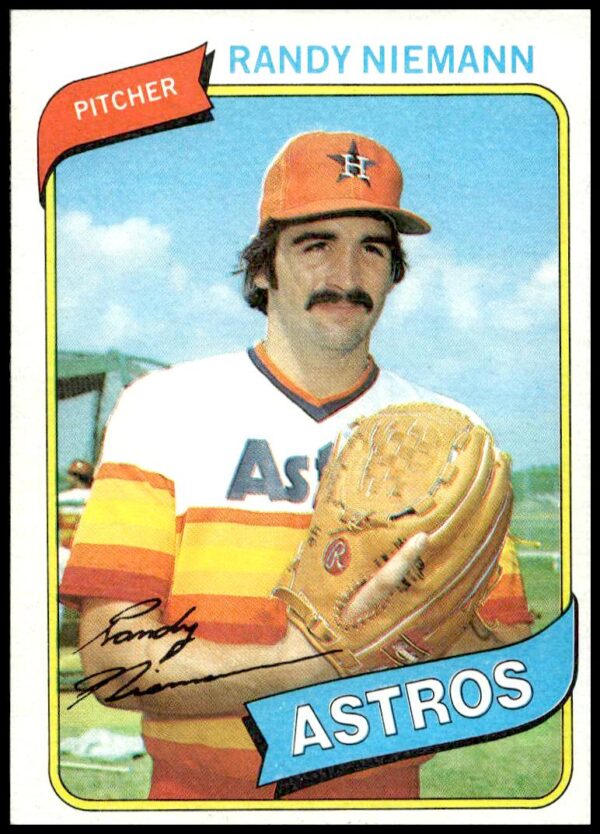 1980 Topps Randy Niemann #469 (Front)