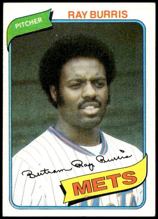 1980 Topps Ray Burris #364 (Front)