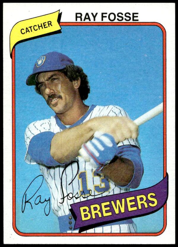 1980 Topps Ray Fosse #327 (Front)