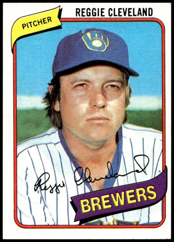 1980 Topps Reggie Cleveland #394 (Front)