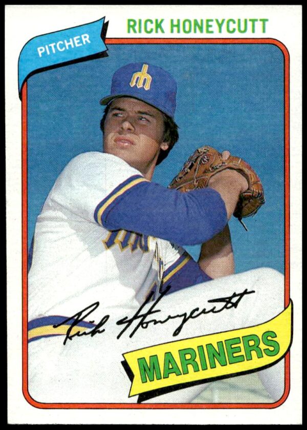 1980 Topps Rick Honeycutt #307 (Front)