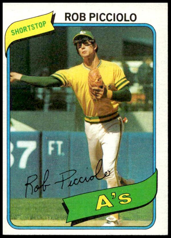 1980 Topps Rob Picciolo #158 (Front)