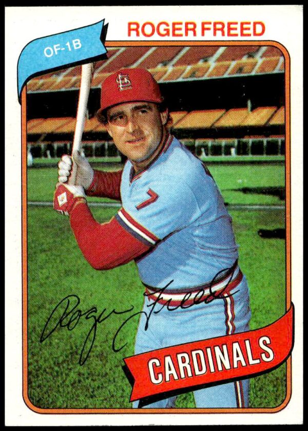 1980 Topps Roger Freed #418 (Front)
