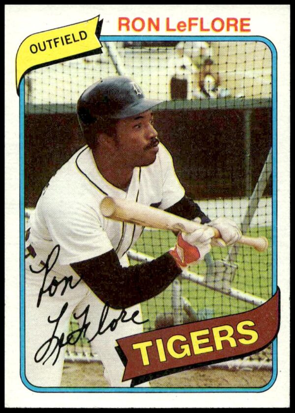 1980 Topps Ron LeFlore #80 (Front)