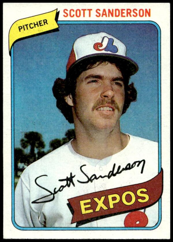 1980 Topps Scott Sanderson #578 (Front)
