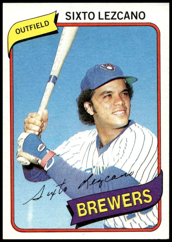 1980 Topps Sixto Lezcano #215 (Front)