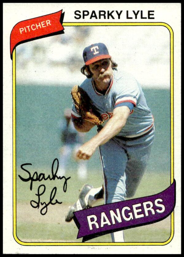 1980 Topps Sparky Lyle #115 (Front)