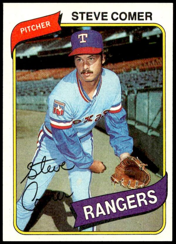 1980 Topps Steve Comer #144 (Front)