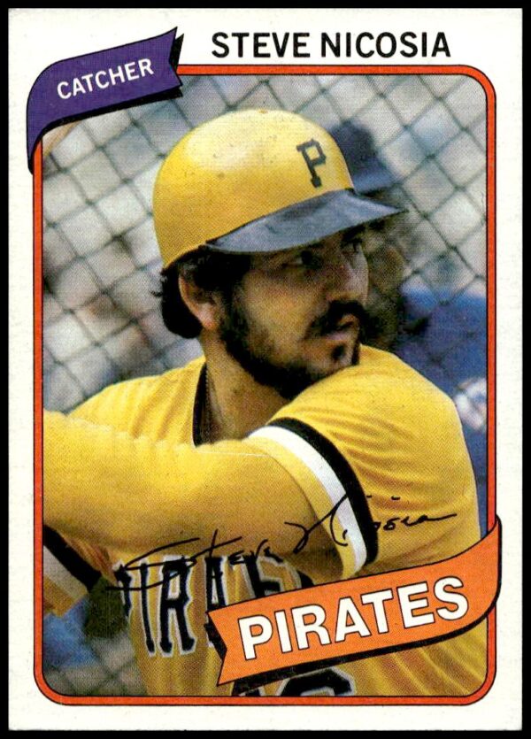 1980 Topps Steve Nicosia #519 (Front)