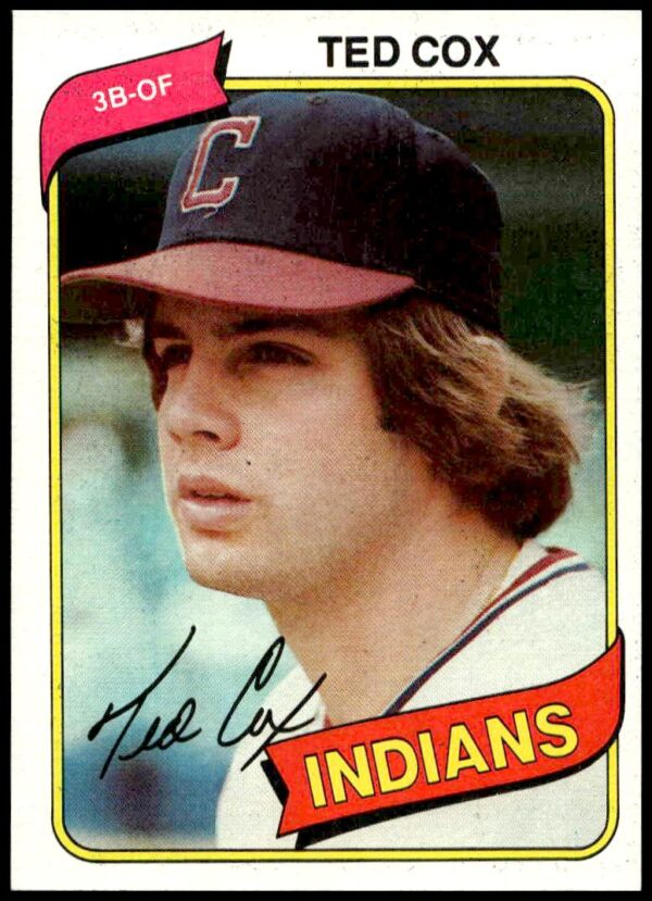 1980 Topps Ted Cox #252 (Front)