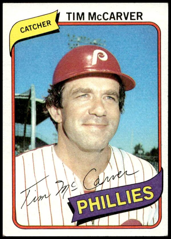 1980 Topps Tim McCarver #178 (Front)