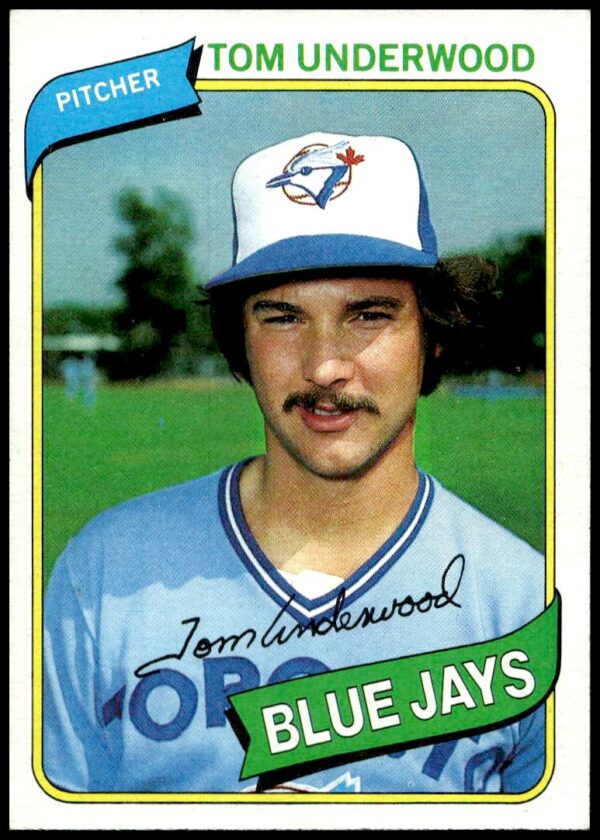 1980 Topps Tom Underwood #324 (Front)