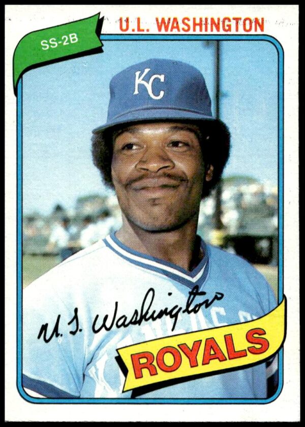 1980 Topps U.L. Washington #508 (Front)